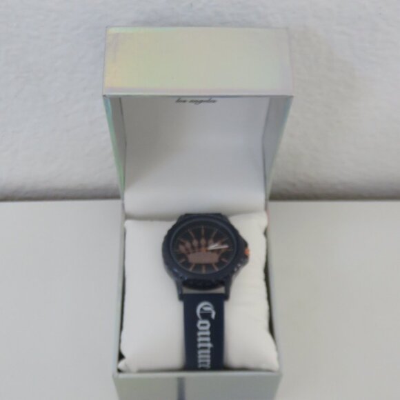 140) Juicy Couture Black Label Los Angeles Womens Navy Blue  display picture 2